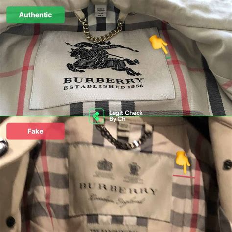 burberry brit shirt original vs fake|burberry brit jacket identification.